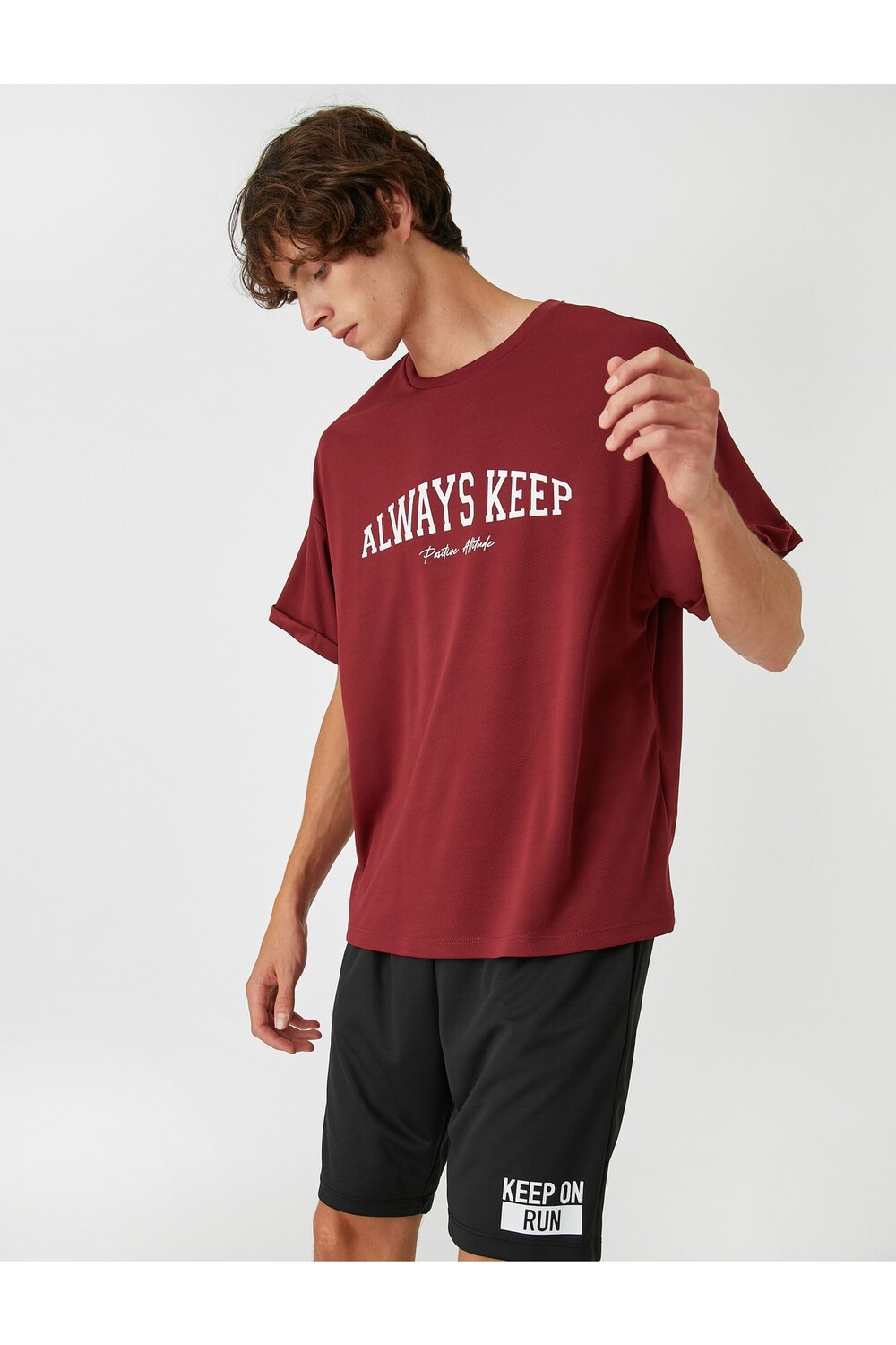 

Спортивная футболка – ошибка изображения Koton, бордовый, Красный, Спортивная футболка – ошибка изображения Koton, бордовый