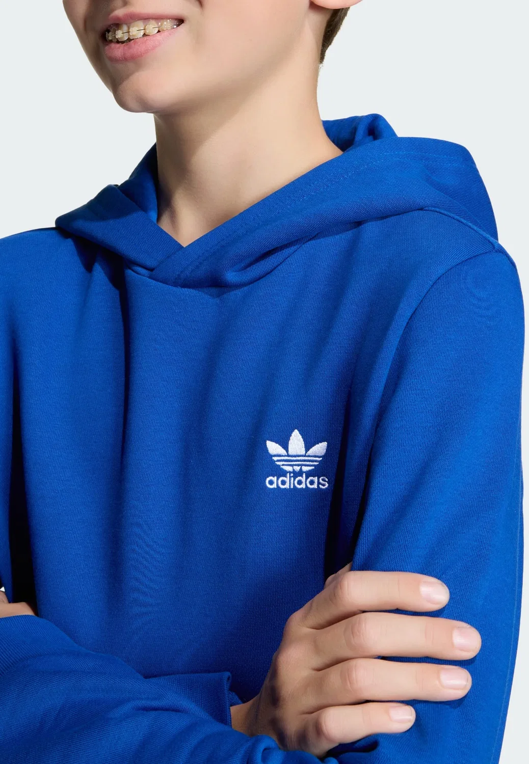 Свитшот Adidas Originals синего цвета — фото 4