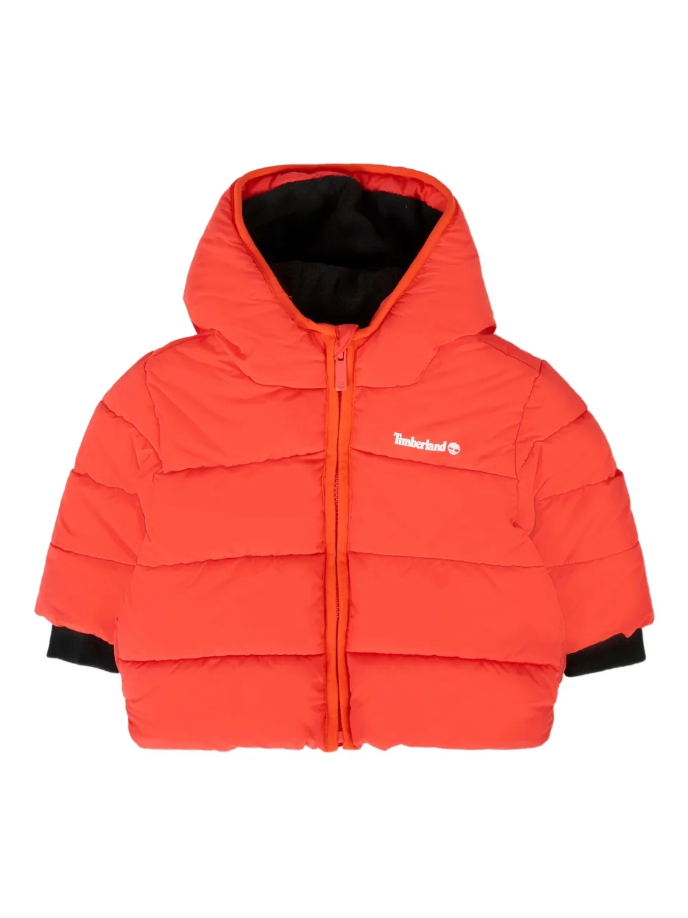 

Стеганая куртка с капюшоном Timberland Kids, красный