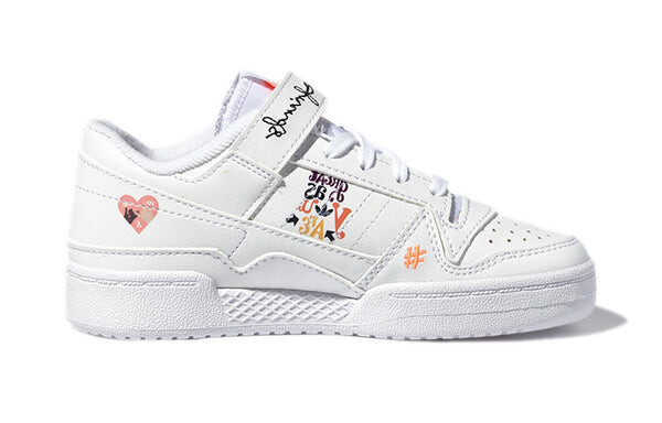 Кроссовки форум low c Adidas, белый — фото 2