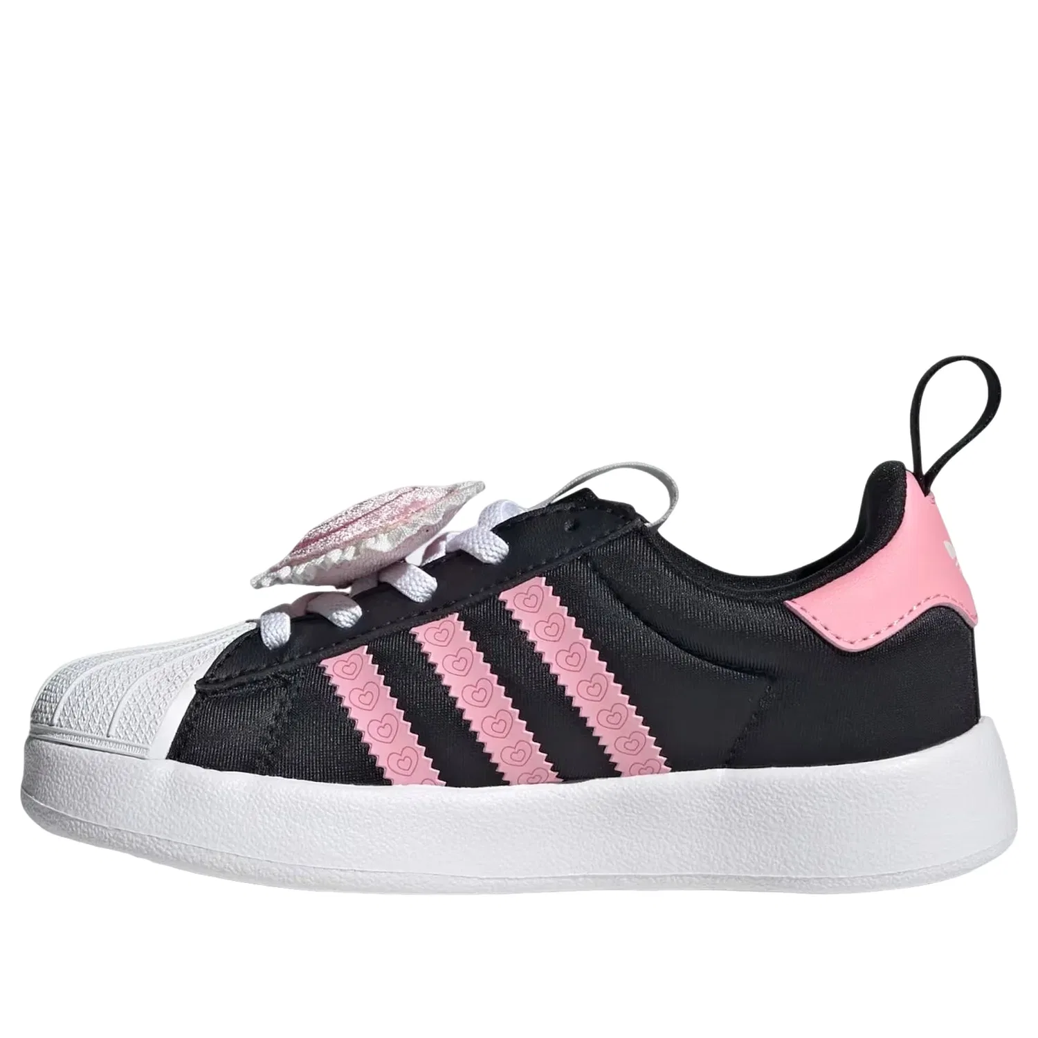 Кроссовки Adidas x Disney Adifom Superstar 360 'Core Black Light Pink Cloud White' IH7056, черный