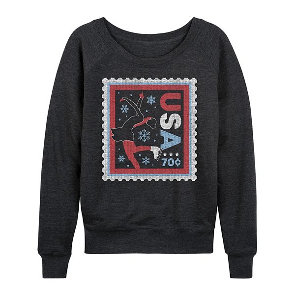 

Футболка с длинным рукавом Plus size в стиле фигуристки с принтом usa stamp и эффектом потертостей Licensed Character, Heather Charcoal, Черный, Футболка с длинным рукавом Plus size в стиле фигуристки с принтом usa stamp и эффектом потертостей Licensed Ch