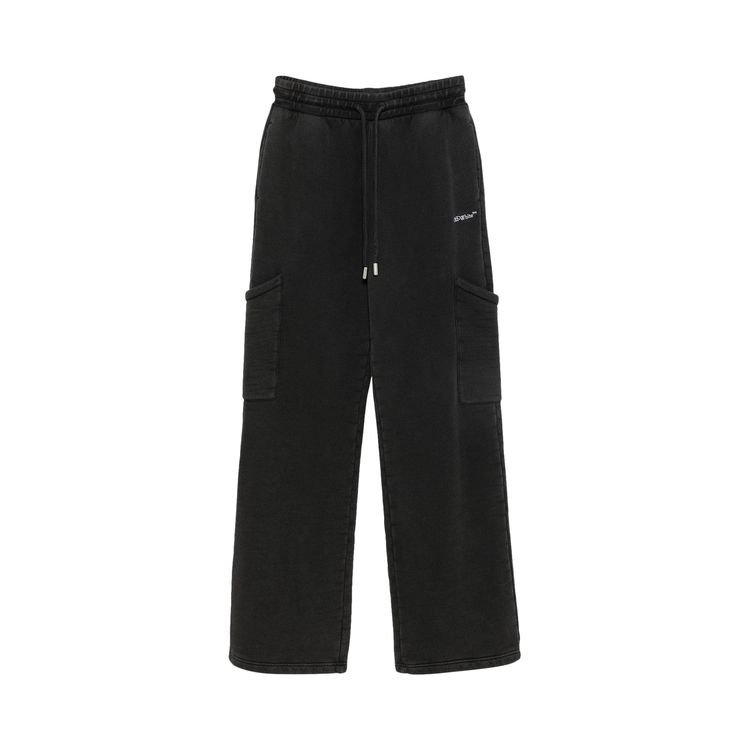 

Спортивные брюки Off-White Bookish Cargo Sweatpant Black/White, серый