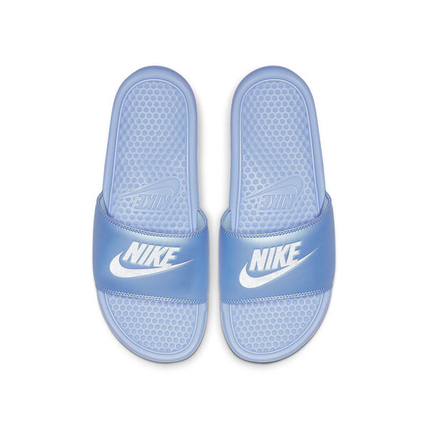 Тапочки benassi jdi slide 'aluminum' Nike, синий — фото 3
