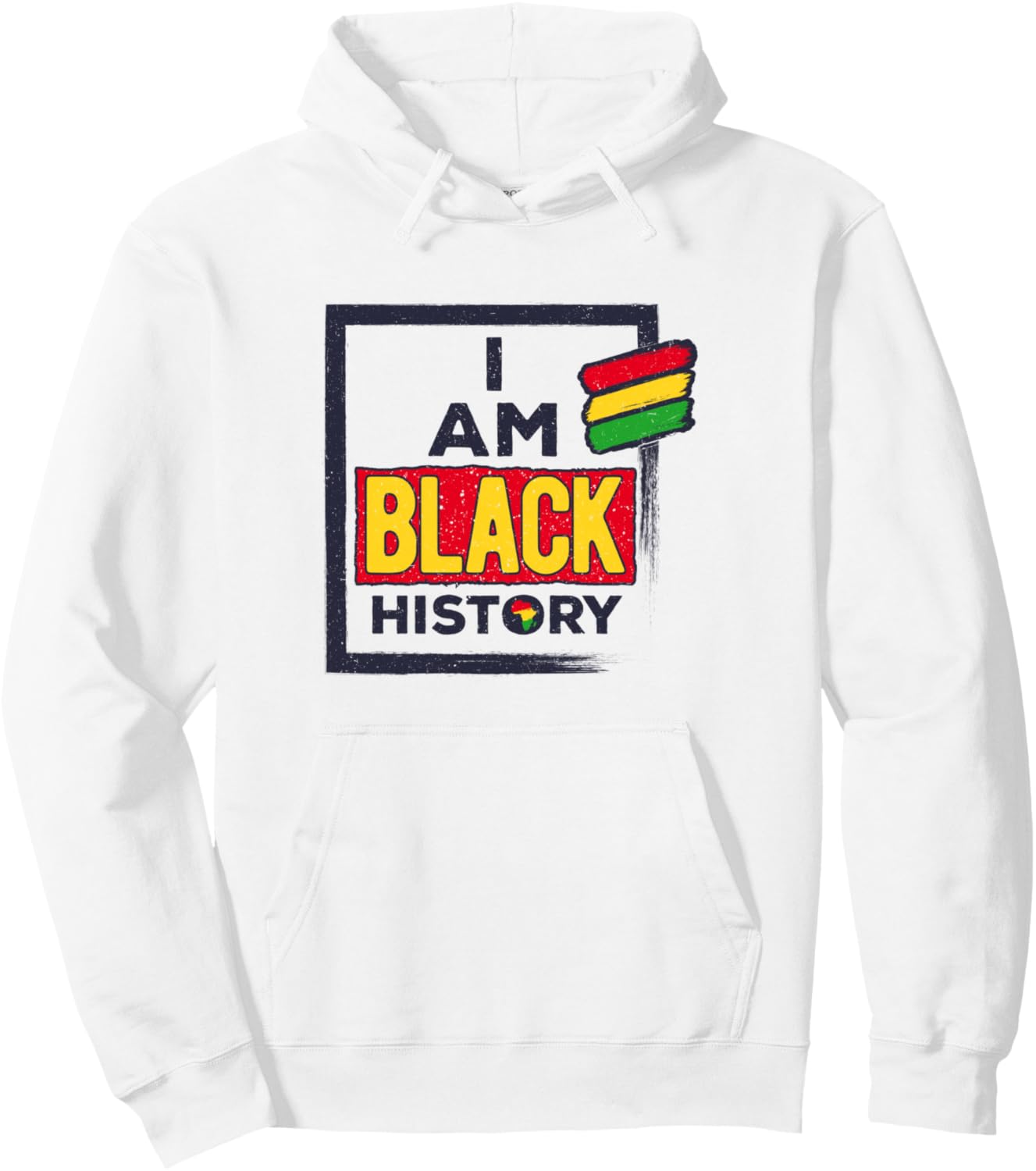 

Худи с афро-принтом «Месяц истории чернокожих», серое, размер S Black History Month Gifts Co., Ltd.