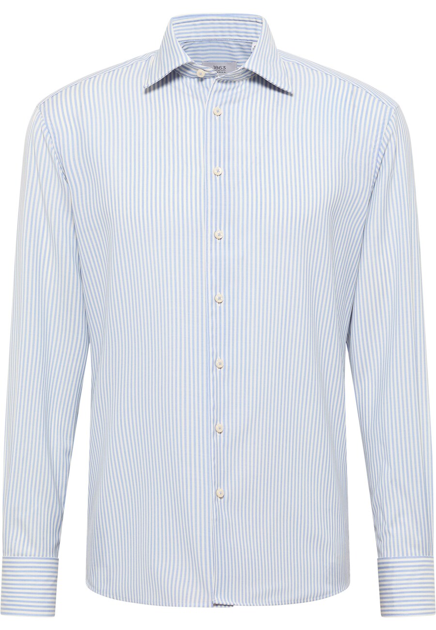 

Рубашка делового покроя Regular Fit ETERNA Modern Fit, синий/белый