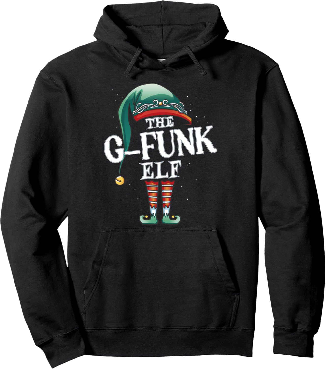 

G-Funk Эльф, бес, эльф, рождественский гном, рождественская толстовка 99 Gifts Christmas Elf Matching X-Mas Family Party, черный