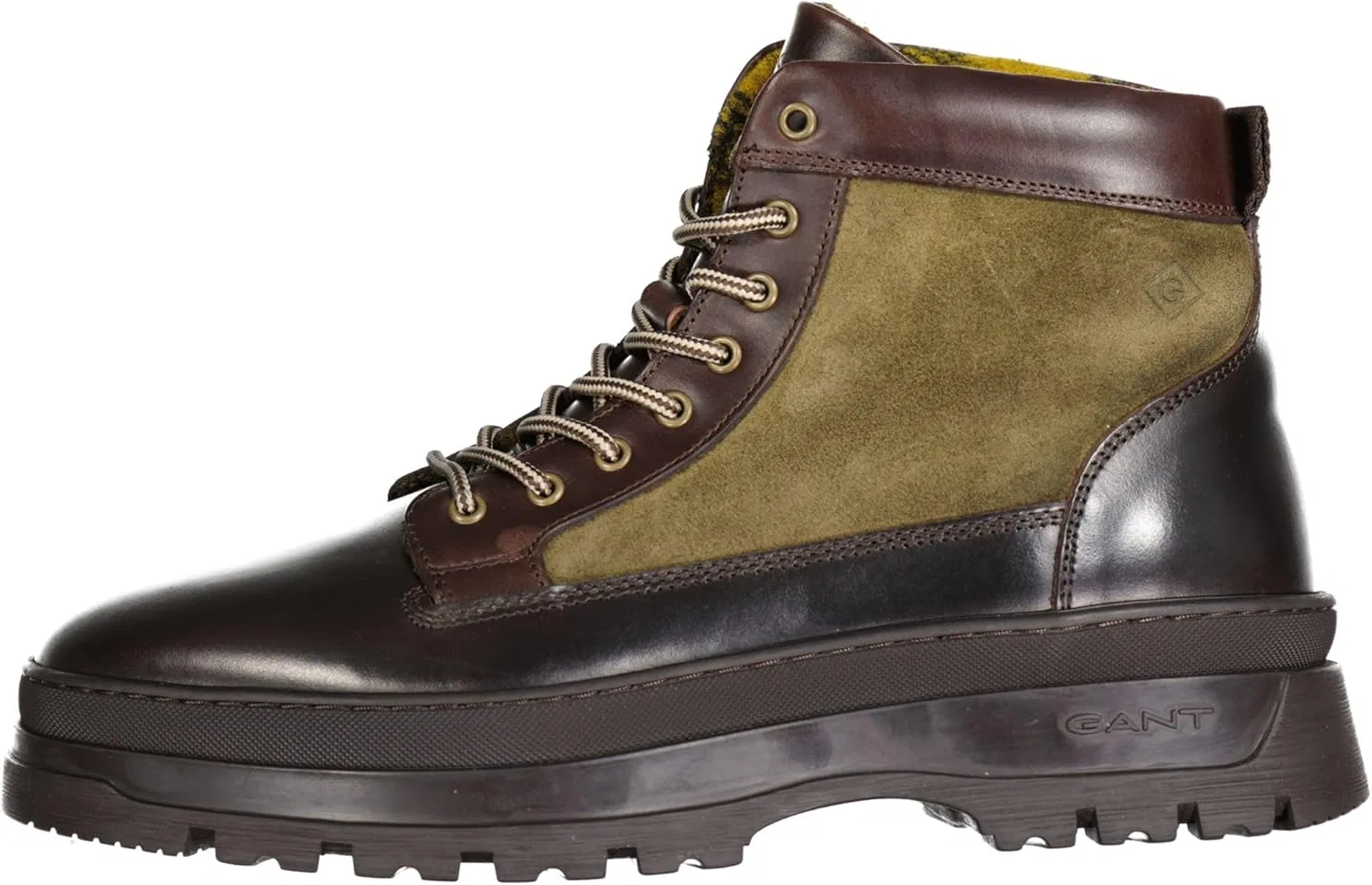 Мужские ботильоны GANT St Grip на средней шнуровке, Ivy Green Dk Bro Espresso
