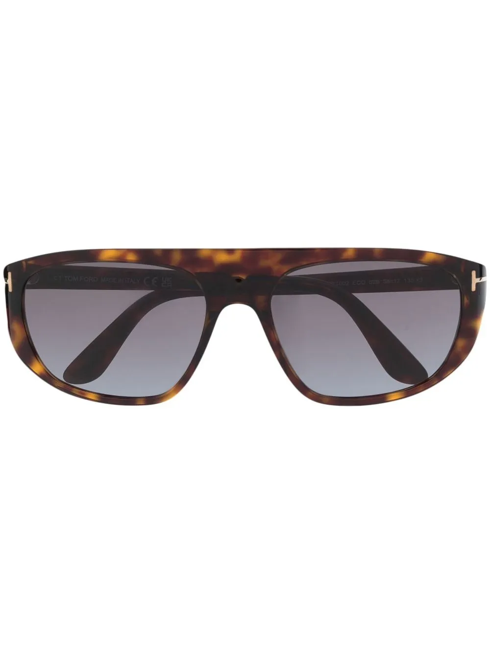 

Солнцезащитные очки в квадратной оправе TOM FORD Eyewear, коричневый