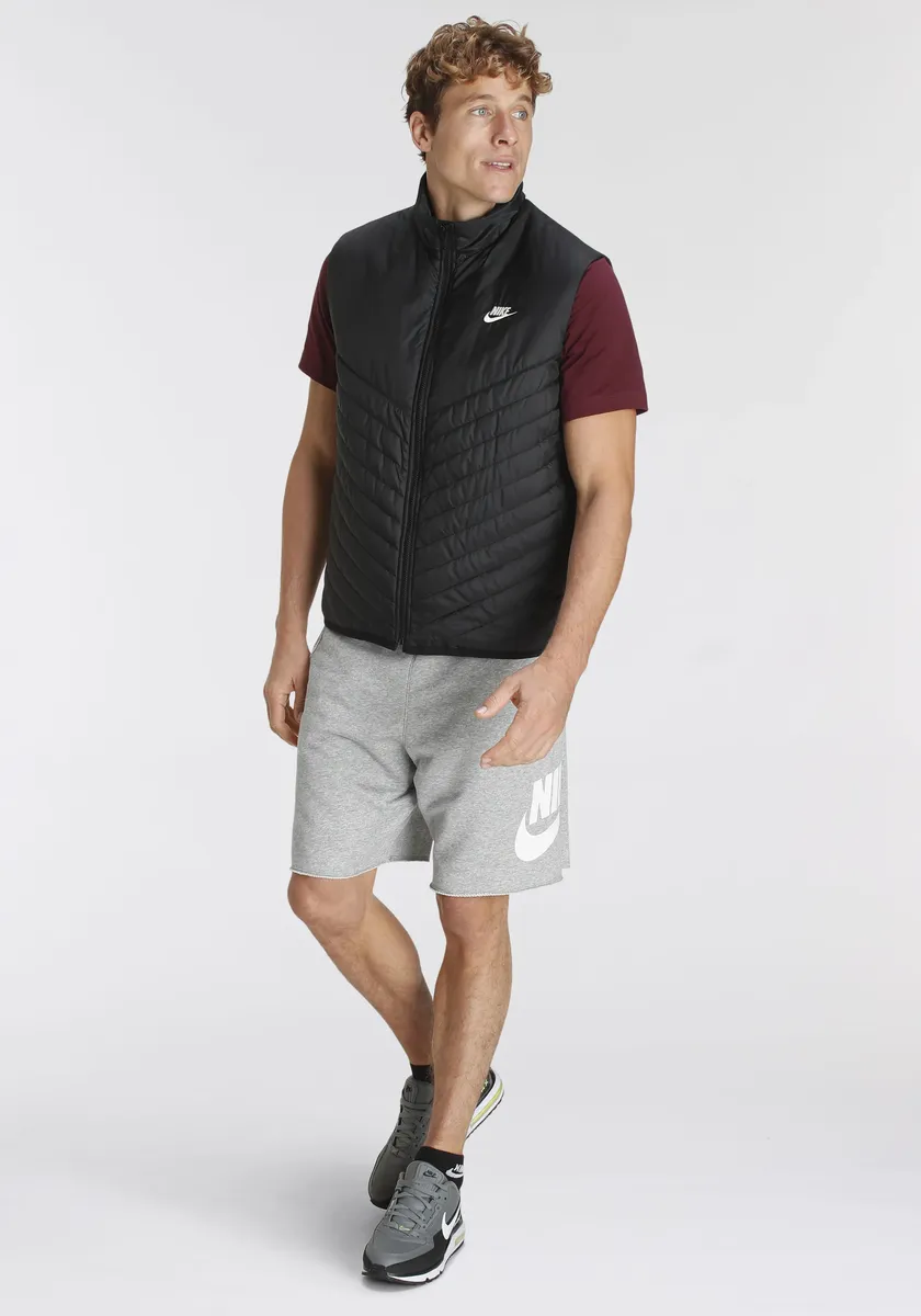 

Стеганый жилет Nike Sportswear, цвет Black/Black/Sail
