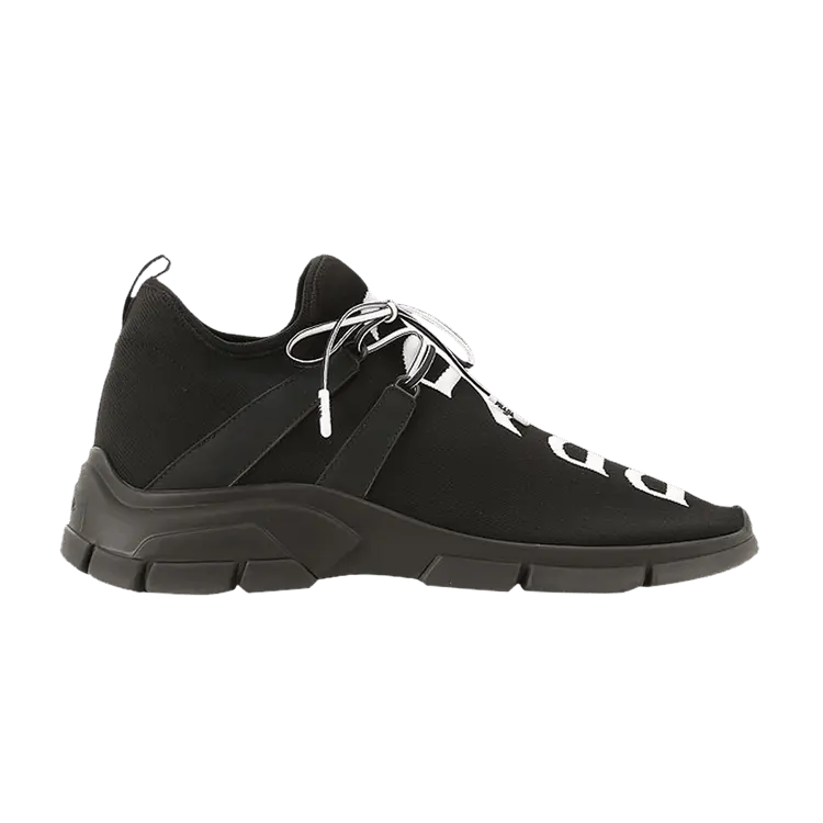 

Кроссовки Prada Knit Fabric Sneakers 'Black', черный