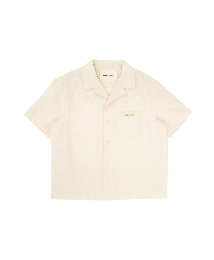 

Рубашка с коротким рукавом из ткани Off-White с фруктовым рисунком Bram'S Fruit, бежевый