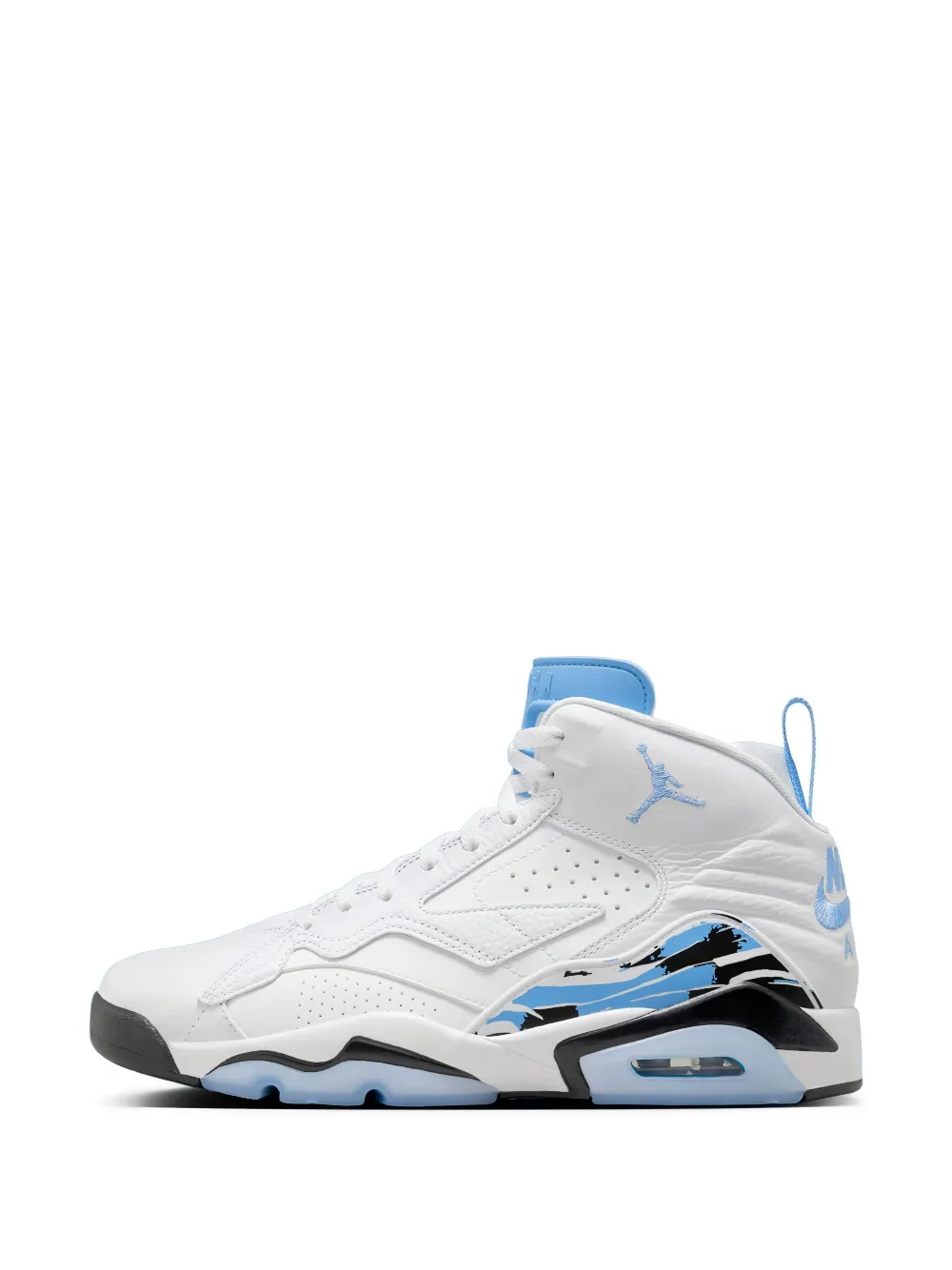 Кроссовки MVP White/University Blue Jordan, белый — фото 4