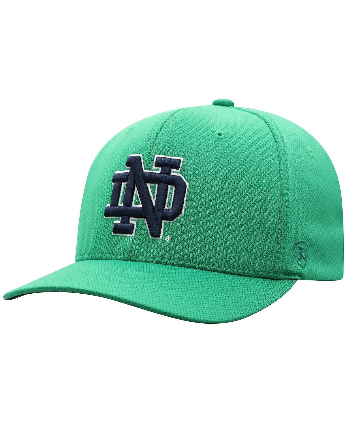 

Мужская зеленая шляпа с логотипом Notre Dame Fighting Irish Reflex Top of the World