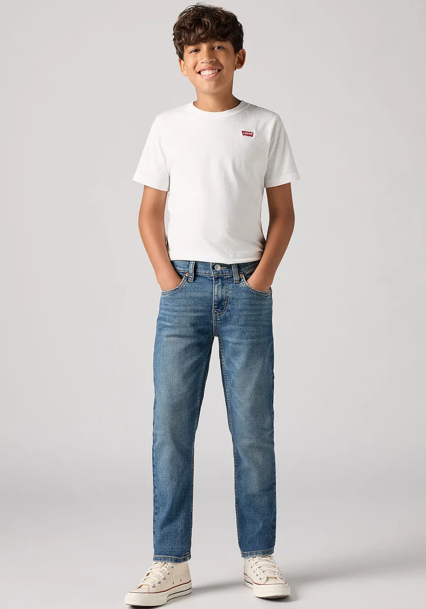 

Детские джинсы Levi's стрейч "LVB 512 SLIM TAPER JEAN", для МАЛЬЧИКОВ Levi'S Kids, цвет Kobain W/O Raw Hem