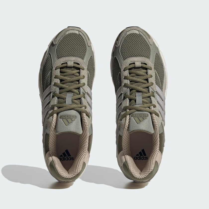 Мужские беговые кроссовки adidas Response CL, Silver Pebble/Wonder Beige/Focus Oli — фото 2