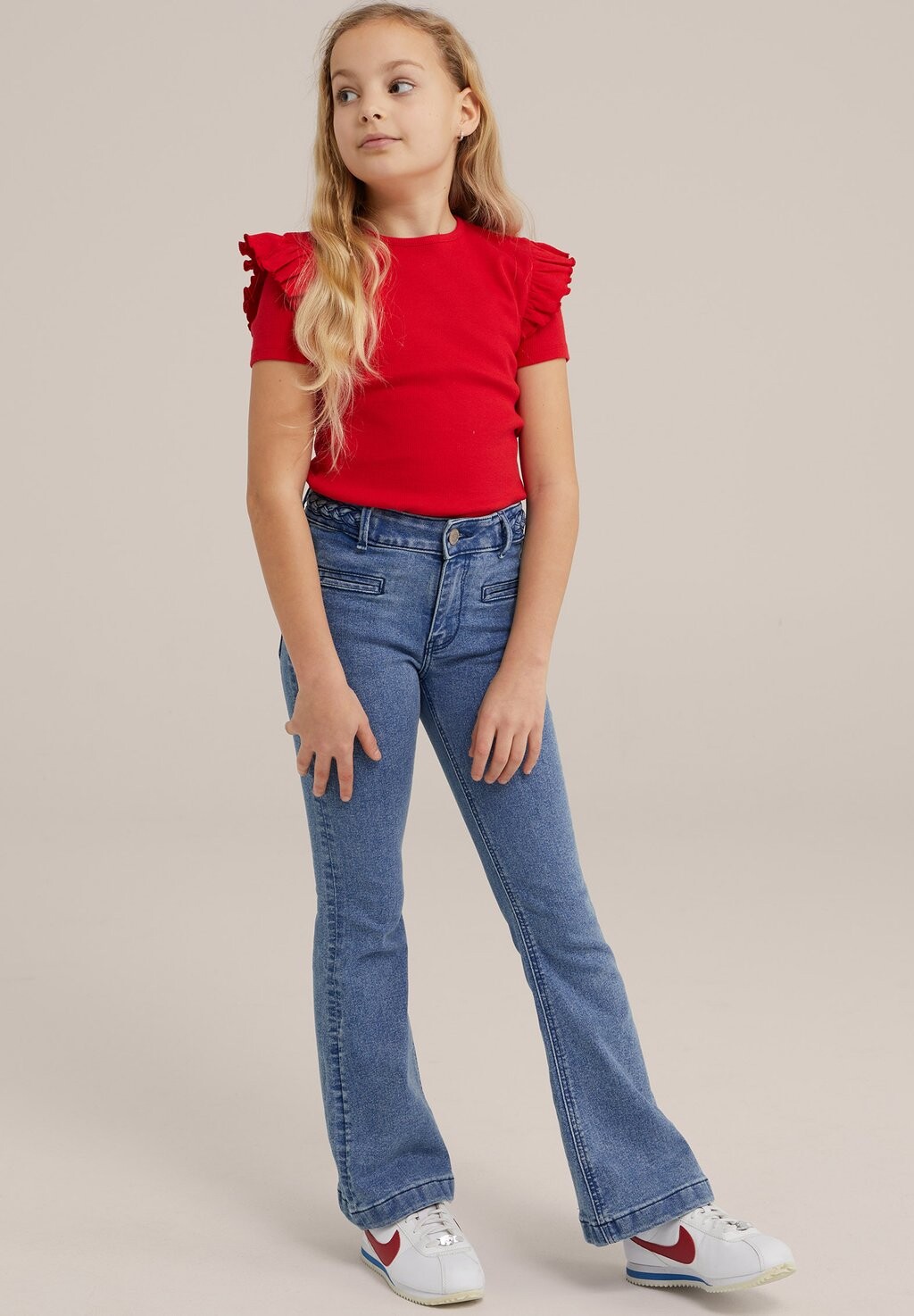 

Футболка базовая WE Fashion, цвет red
