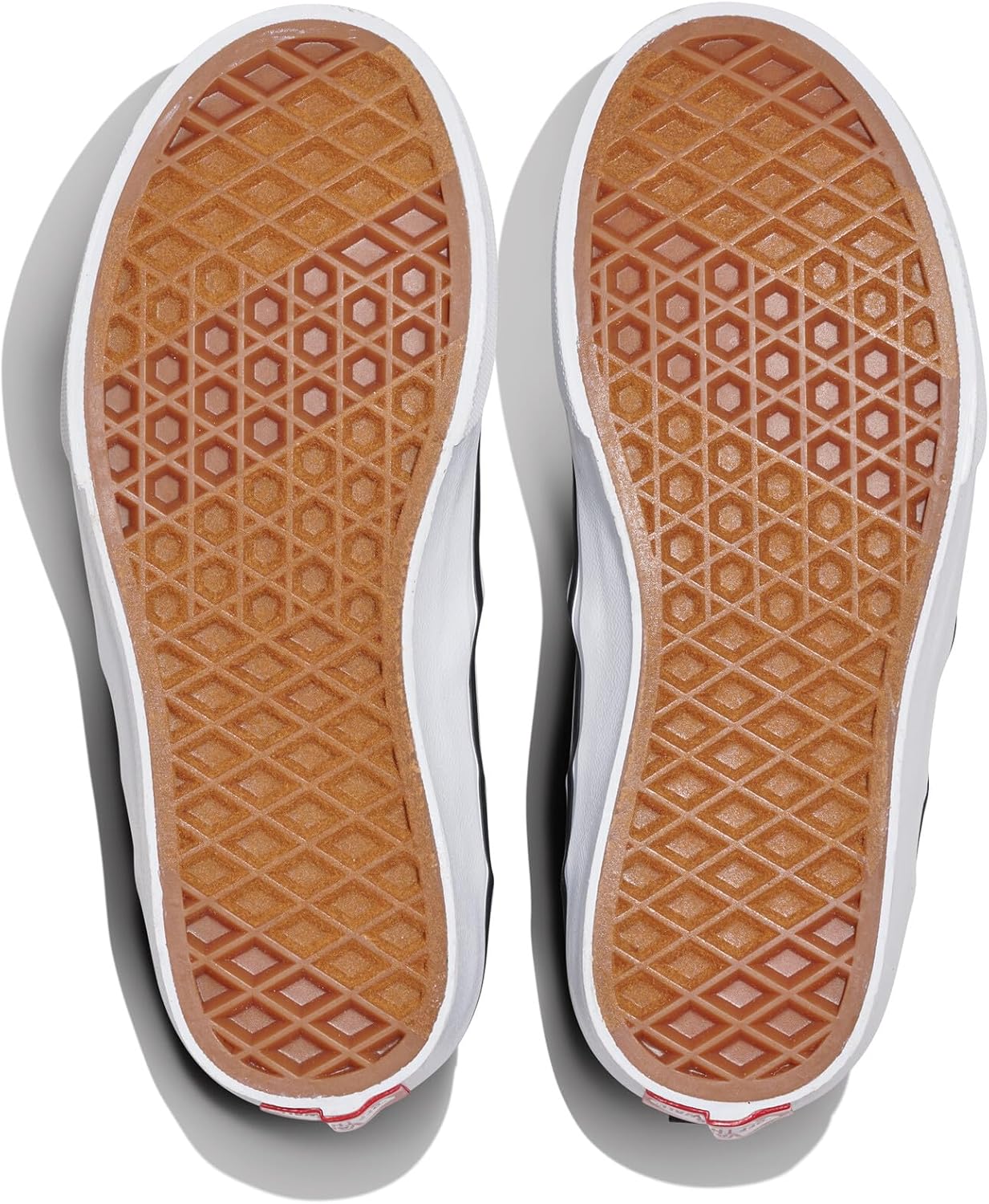 Кеды Vans Asher без шнурков для детей и подростков, белый/черный — фото 4