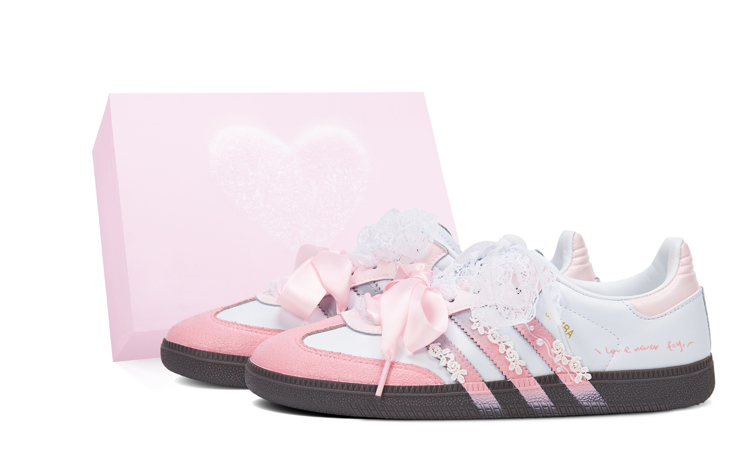 

Adidas Originals Самба OG Легкие Низкие Немецкие Армейские Кроссовки Унисекс Розовые, цвет Pink