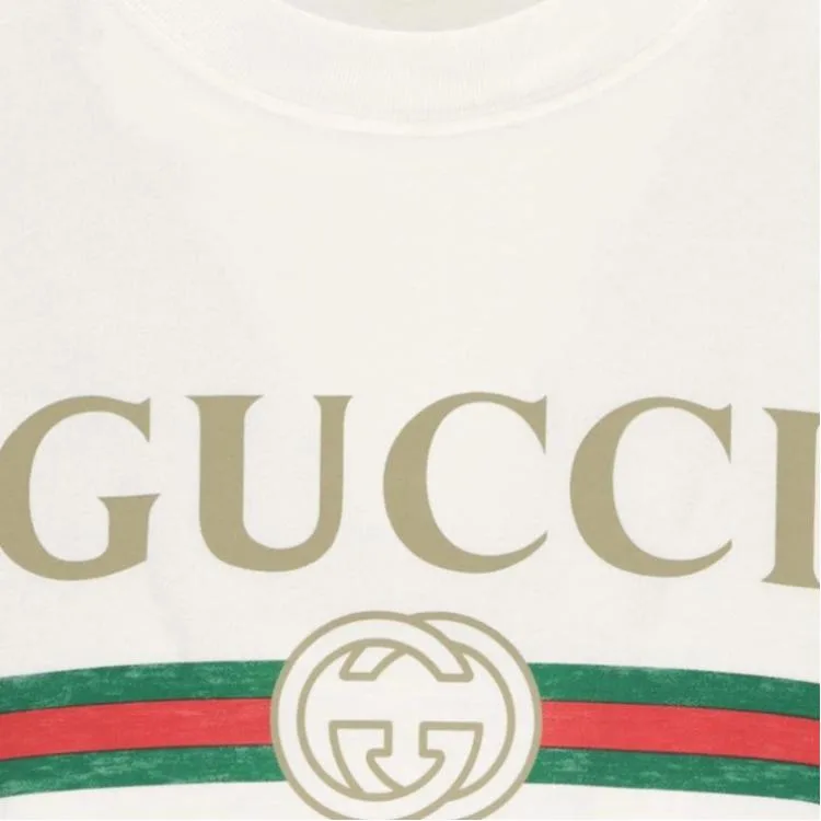 Футболка GUCCI SS26 Regular, летняя коллекция, белый — фото 4