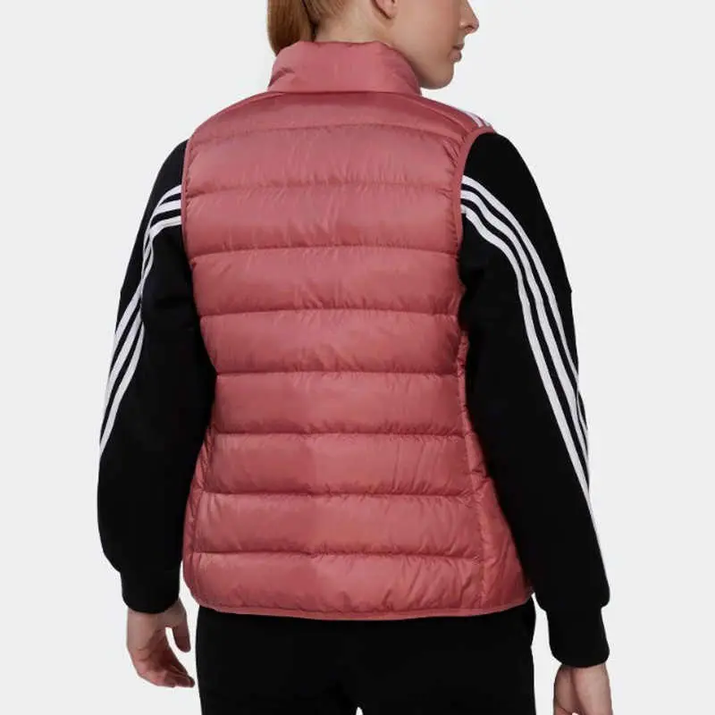 Утепленный жилет Adidas Essentials Light, красный — фото 4