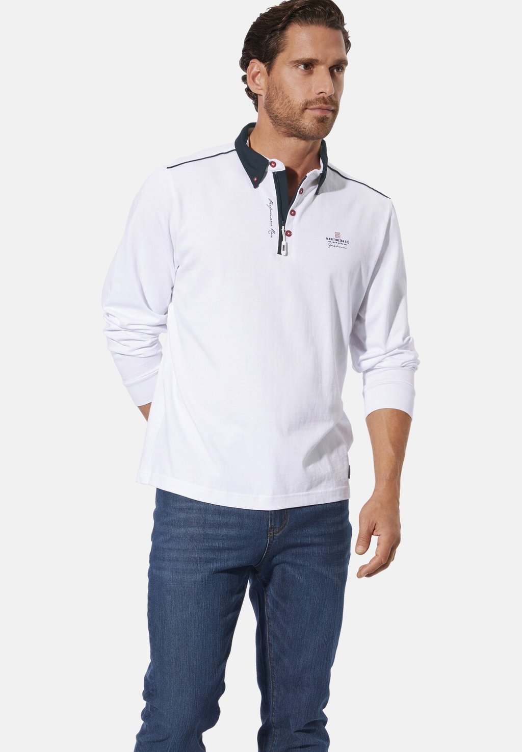 

Рубашка поло MODASOLE - Long sleeved top Babista, белый