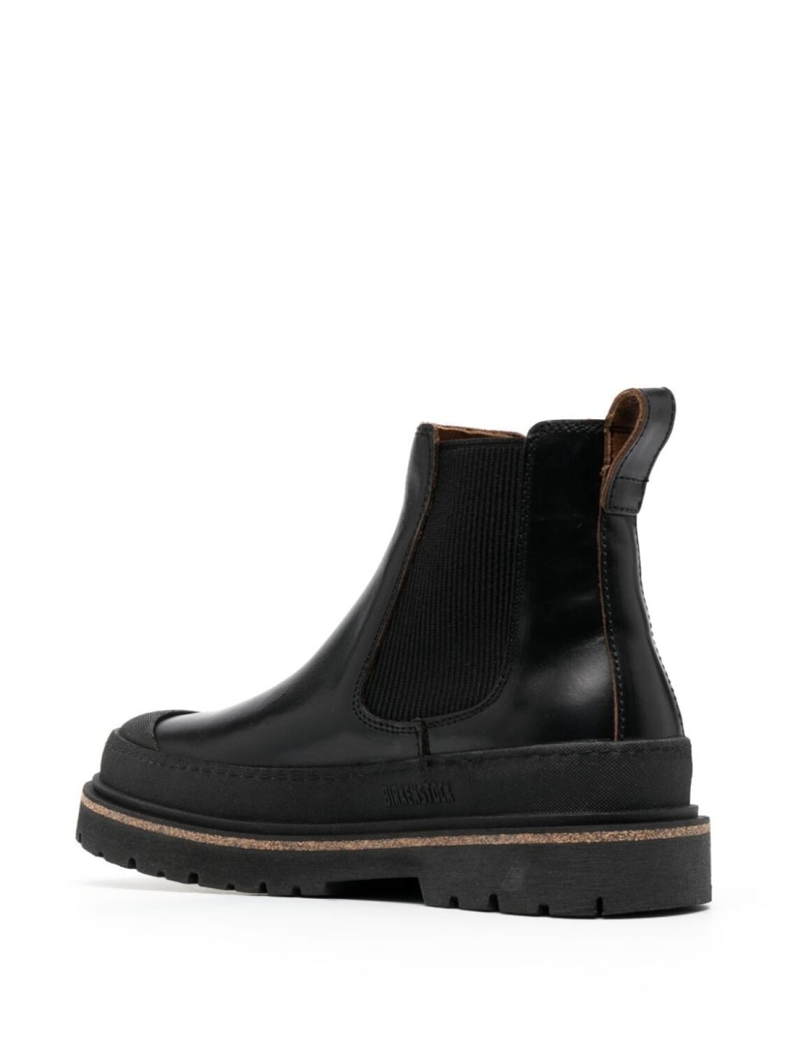 Женские ботинки Birkenstock челси кожаные, черный — фото 3