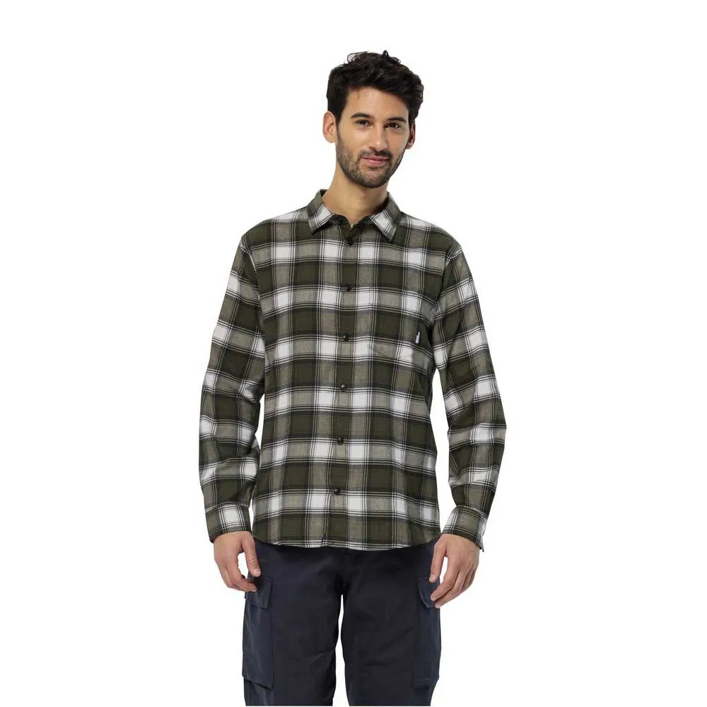 

Рубашка Jack Wolfskin Wanderweg, зеленый