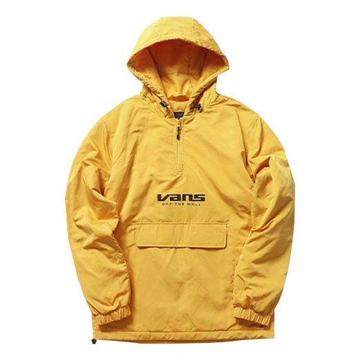 

Куртка Men's Vans Casual Printing Zipper Hooded Jacket Yellow VN0A4MLB50X, желтый