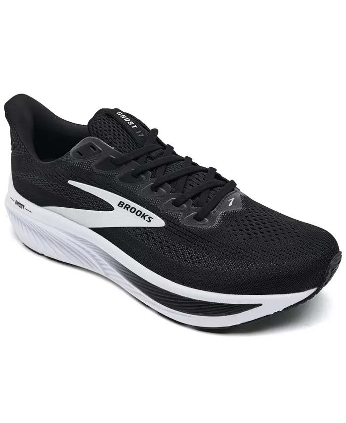 

Мужские кроссовки для бега Ghost 17 Wide-Width от Finish Line Brooks, черный