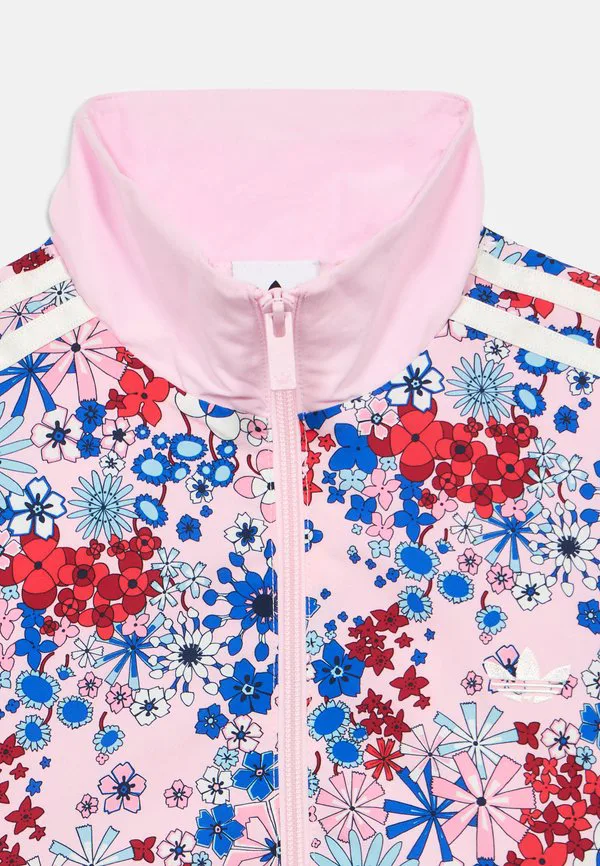 Детская тренировочная куртка liberty london Adidas Originals, Clear Pink — фото 3