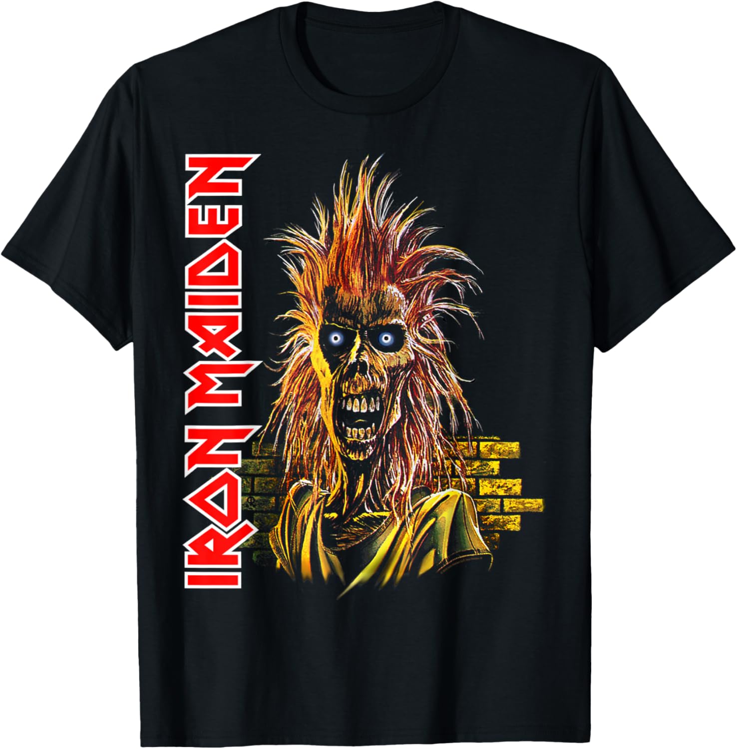 

Футболка Iron Maiden - Eddie And The Wall, черная