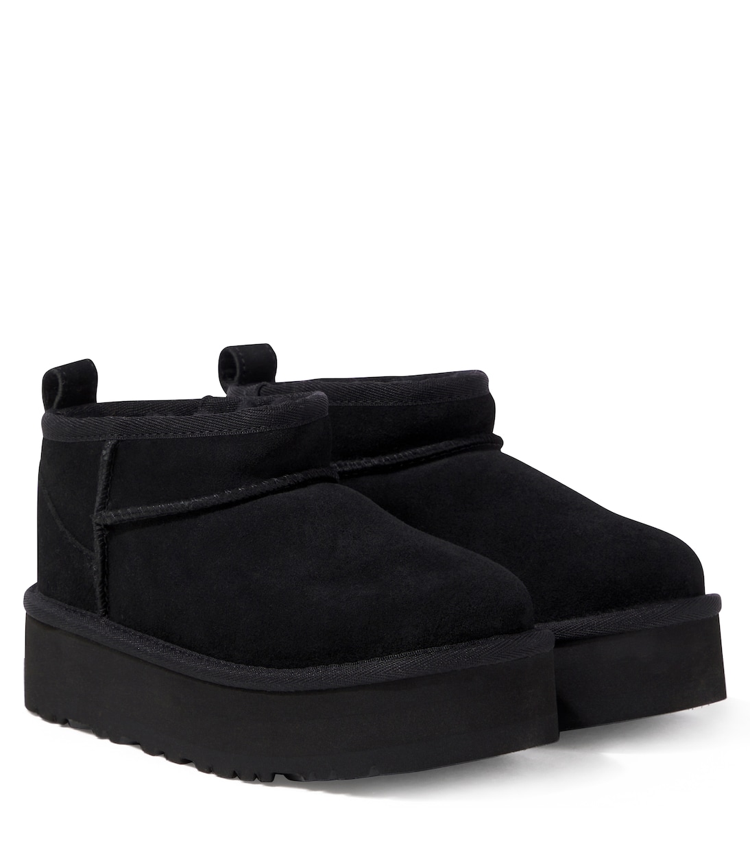 

Классические ультрамини платформы из замши UGG Kids, черный