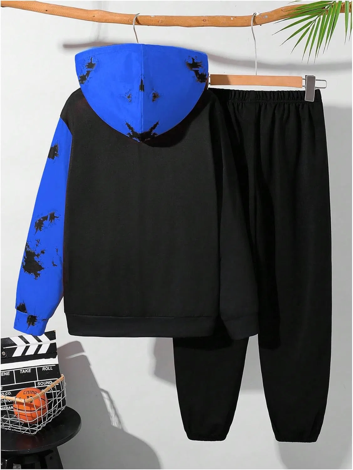 Детский спортивный костюм с принтом WDIRARA, 2 предмета, Royal Blue — фото 2