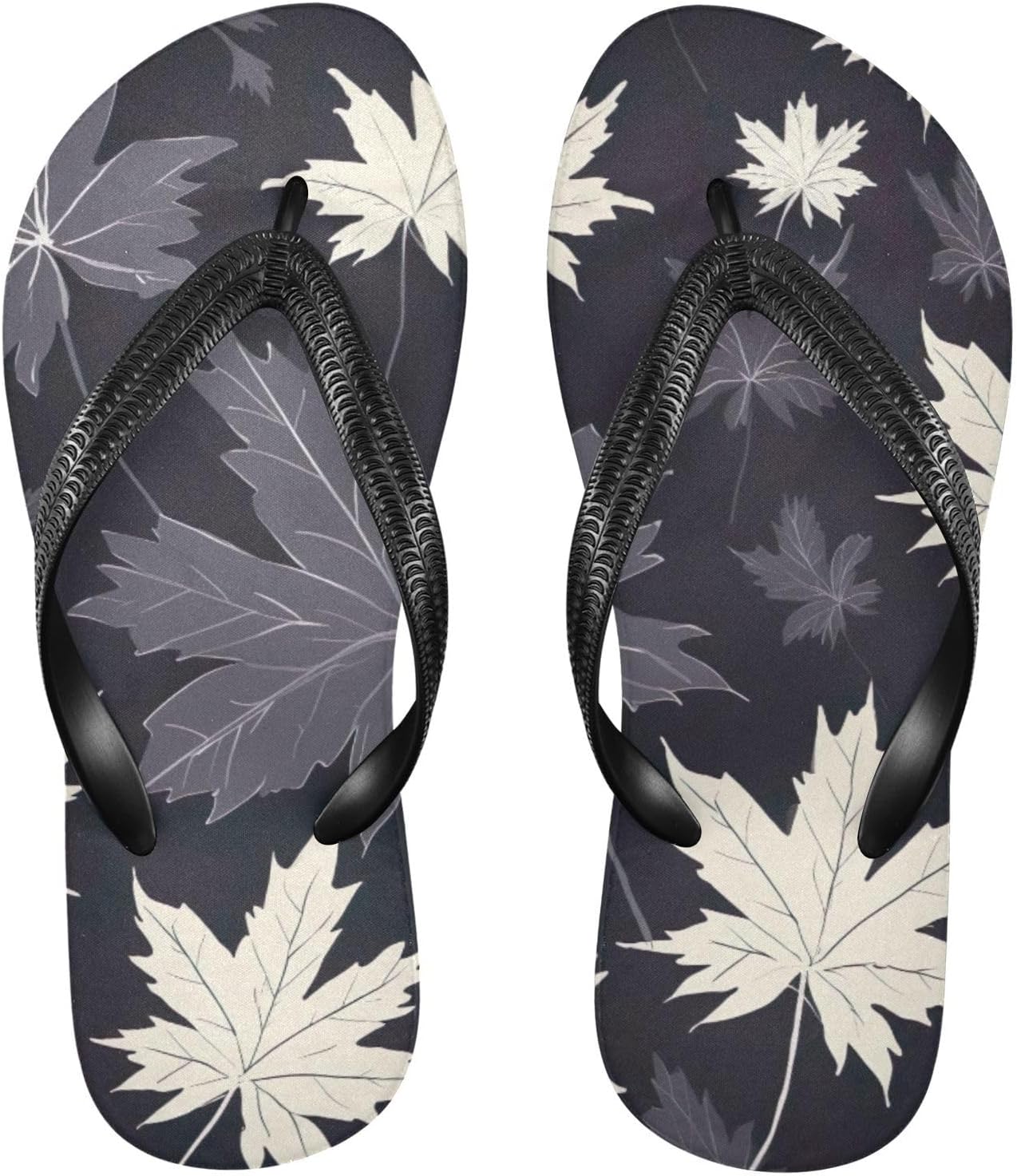 

Шлепанцы «Клелистья» для пляжа, летние повседневные сандалии для женщин и мужчин, тапочки для душа, размер XS Kfbe, Maple Leaves