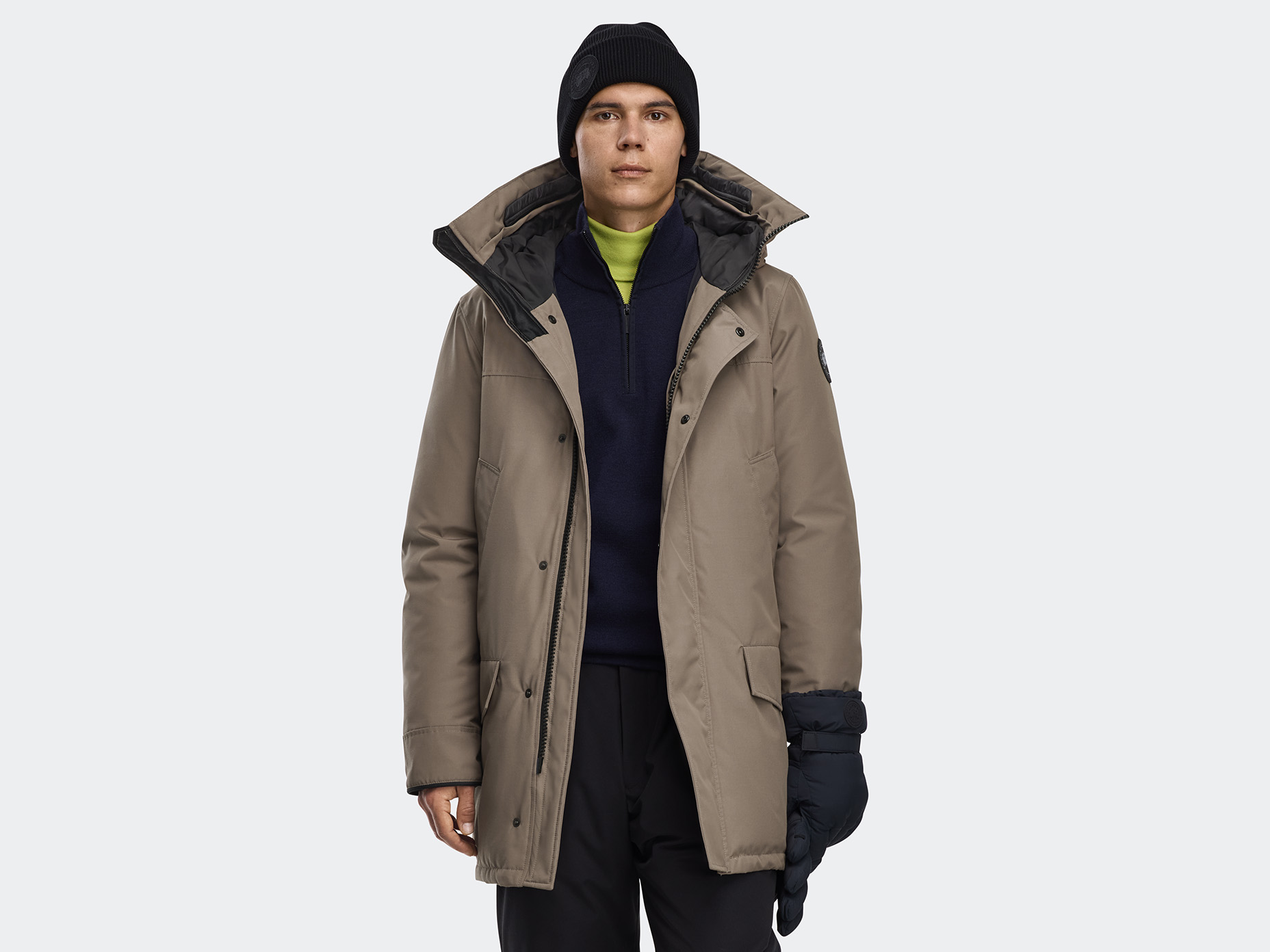 

Парка Canada Goose Langford Black Label, Taupe Grey