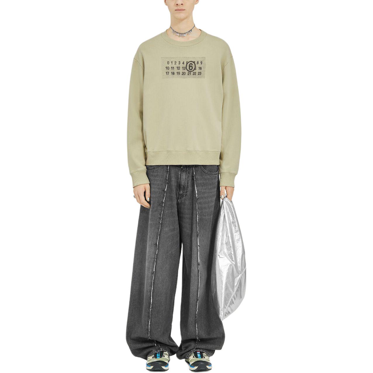 Свитер унисекс SS24 Лесной зеленый MM6 Maison Margiela — фото 3