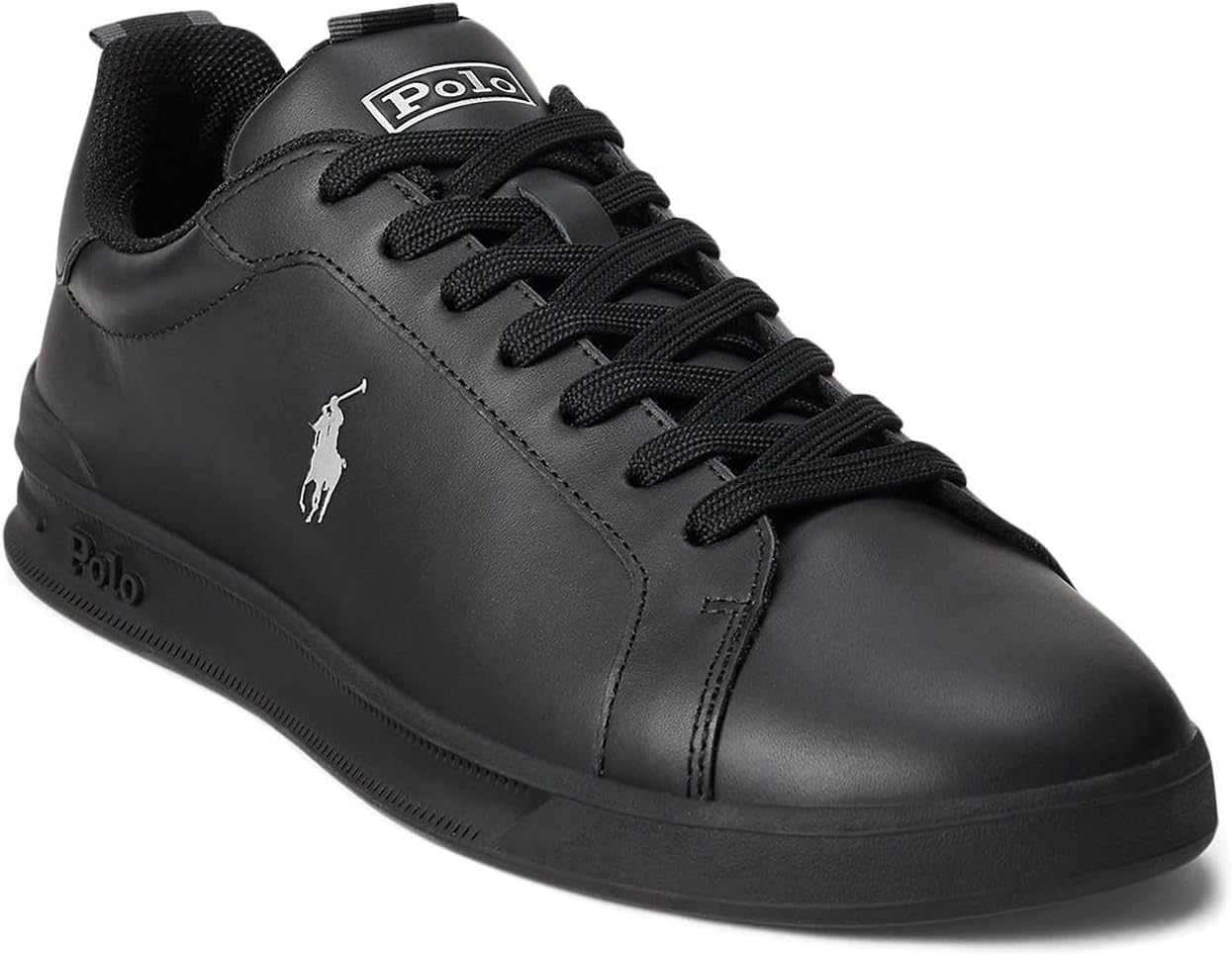 

POLO RALPH LAUREN мужские кроссовки Heritage Court II, Black/Silver
