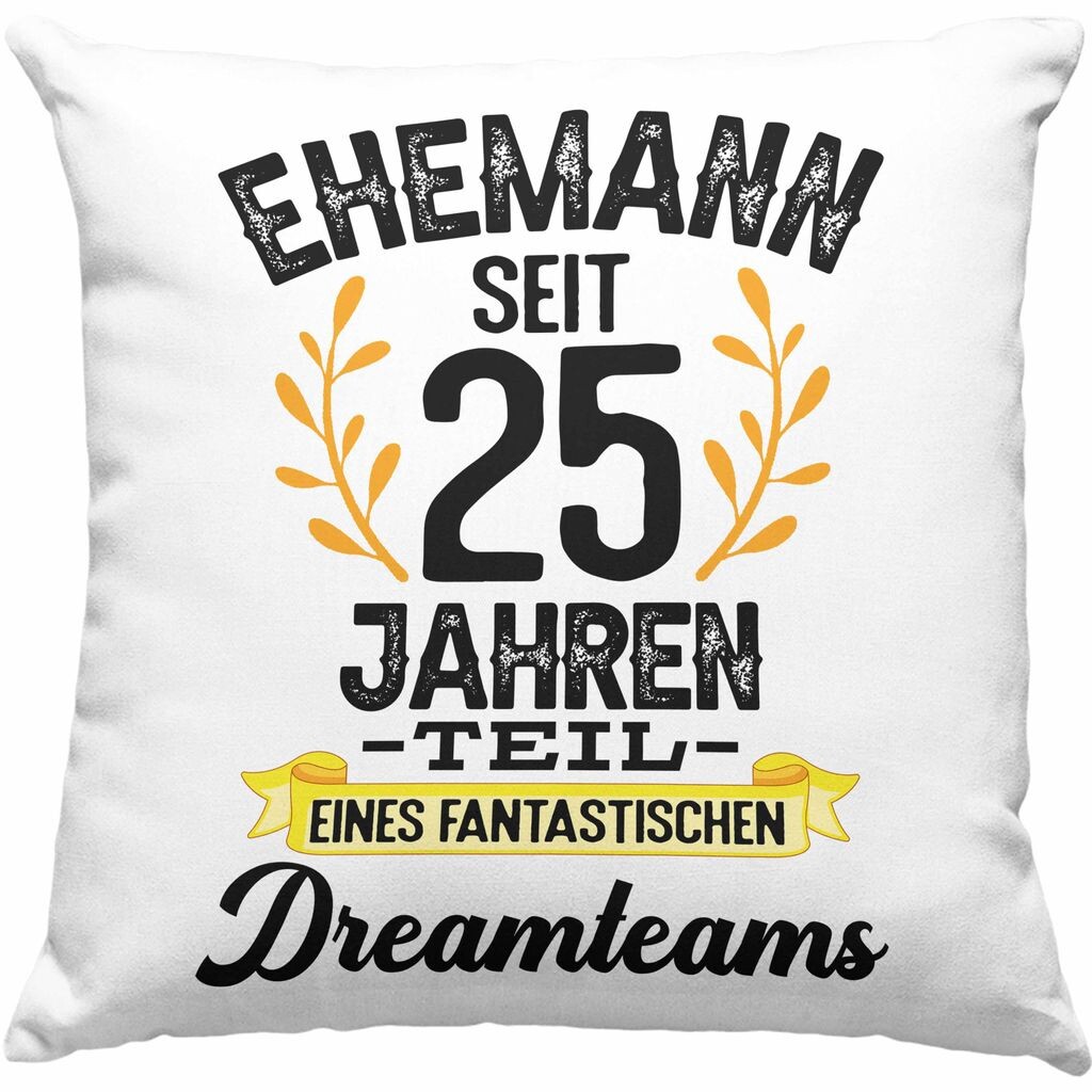 

Тенденция - мужу серебряный подарок на 25-летие свадьбы на годовщину свадьбы, декоративная подушка с наполнителем, серебряные свадебные подарки 40x40 (серый) Trendation