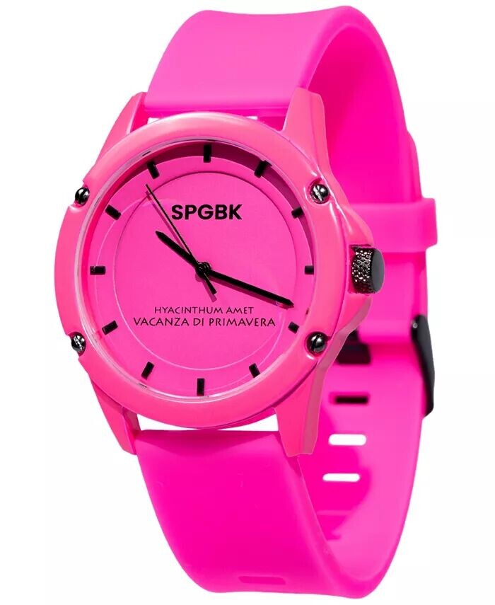 

Часы унисекс Forever Pink на силиконовом ремешке 44 мм SPGBK Watches, розовый