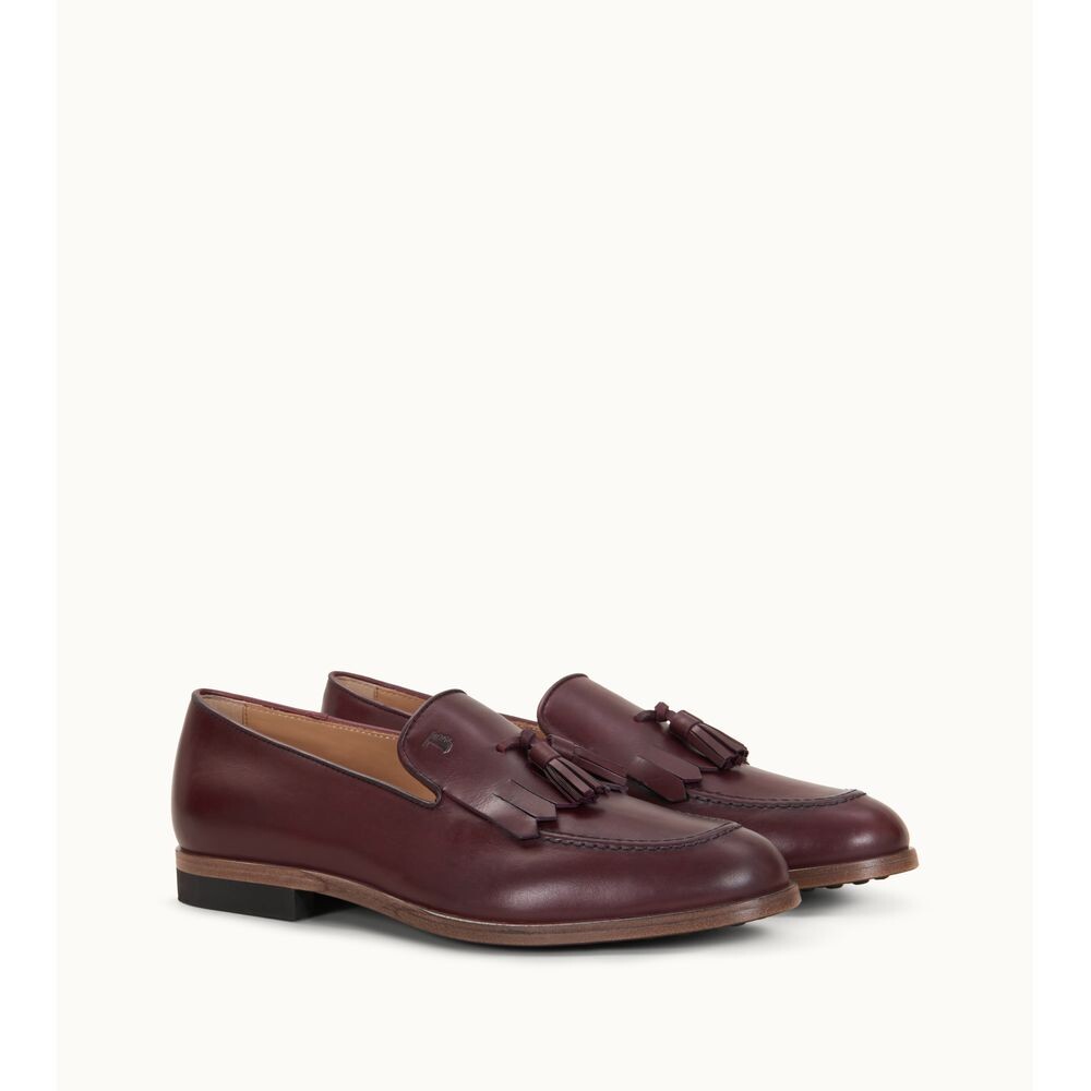

Кожаные лоферы TOD's, цвет Kraft