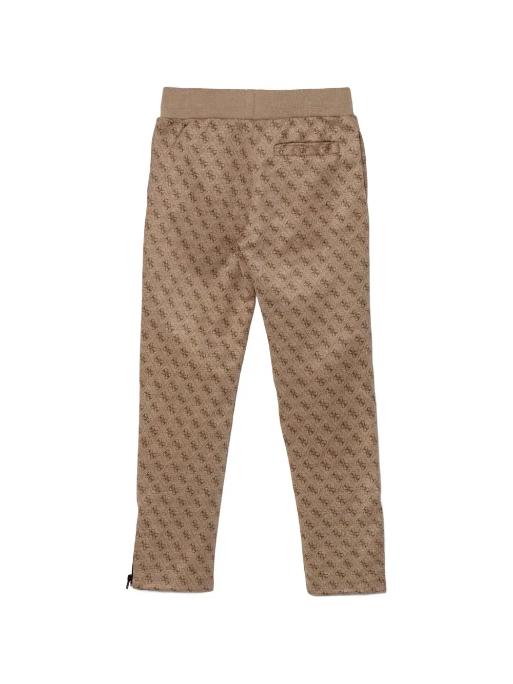 Спортивные штаны с монограммой Guess kids, бежевый — фото 2