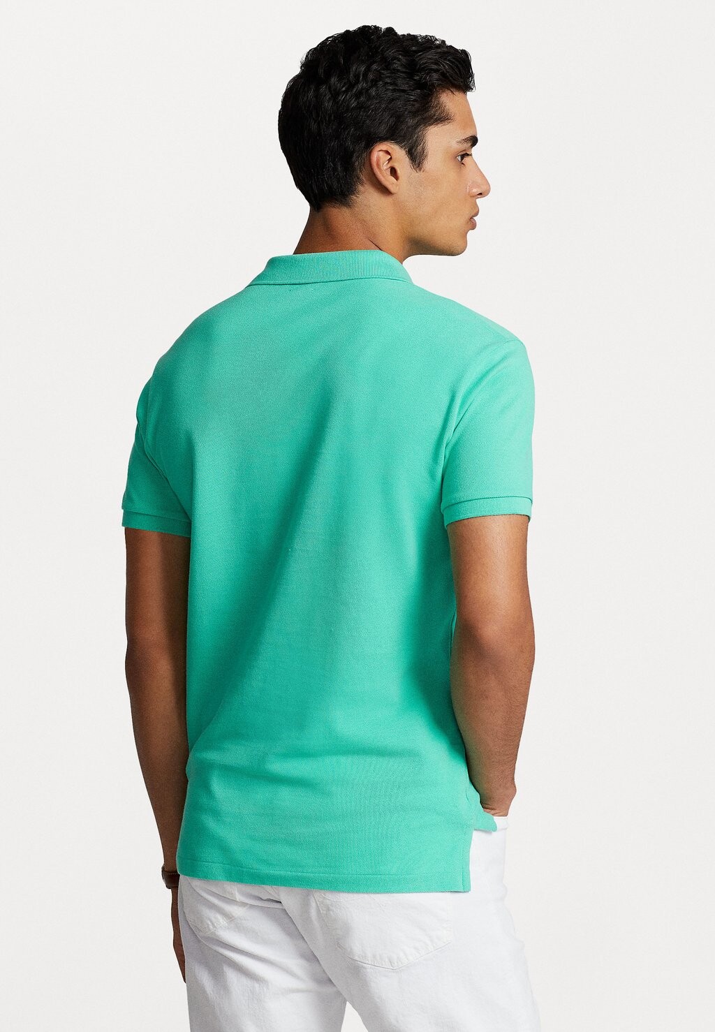 Поло Short Sleeve Polo Ralph Lauren, цвет sunset green — фото 3