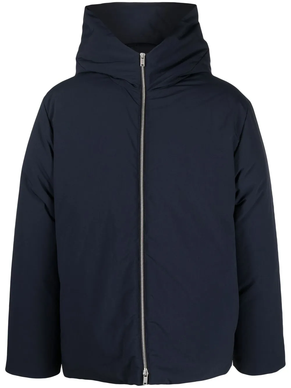 

Пуховик с капюшоном JIL SANDER, синий