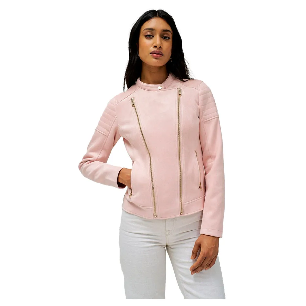 

Куртка Salsa Jeans Suede Moto, розовый