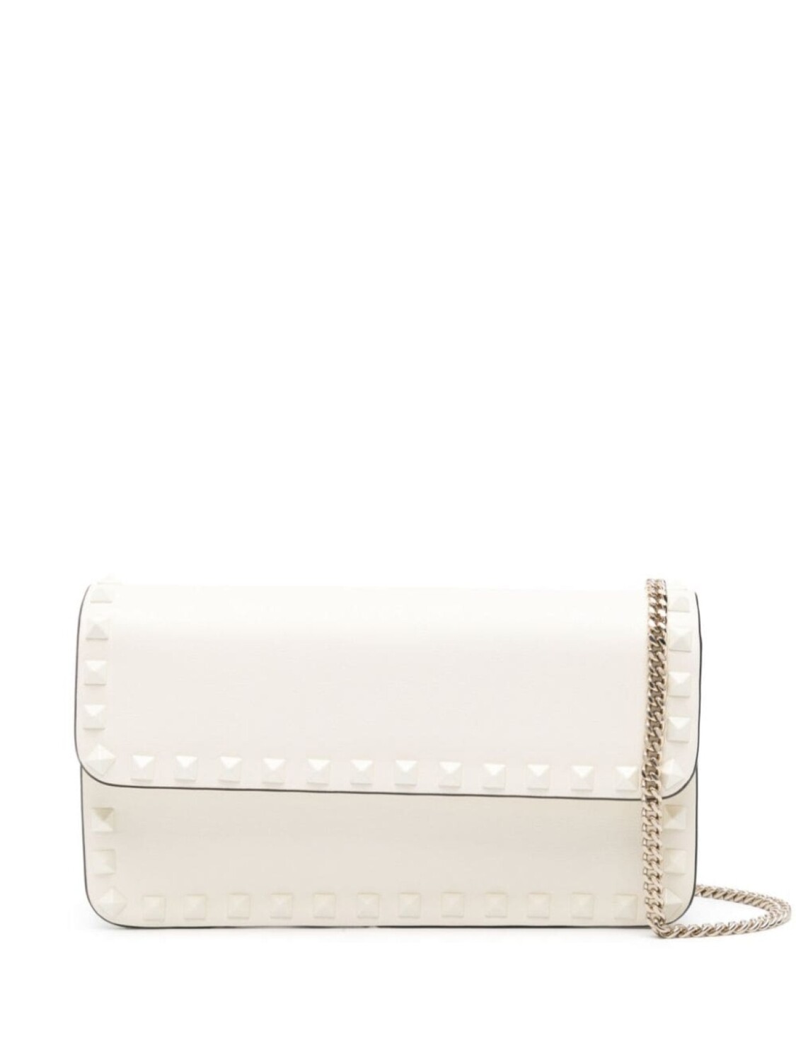

Valentino Garavani клатч Rockstud, белый