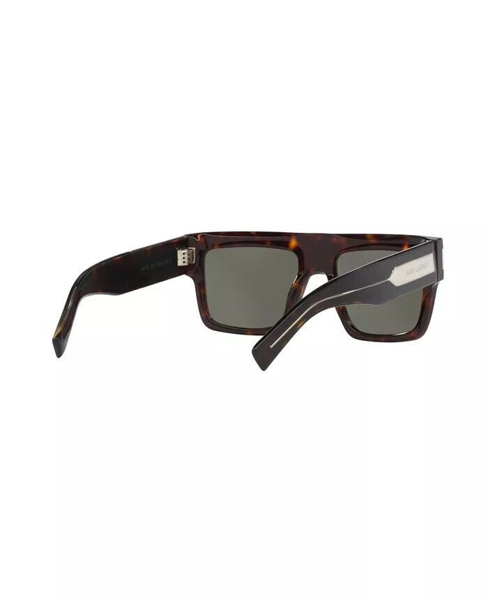 Мужские солнцезащитные очки, Sl 628 Ys000515 Saint Laurent, коричневый — фото 2