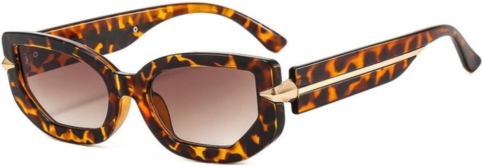 

Маленькие прямоугольные солнцезащитные очки для мужчин и женщин, очки «кошачий глаз», дорожные солнцезащитные очки, винтажные ретро, ​​защита от ультрафиолета UV400 MTZJH, Leopard