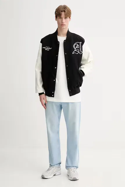 Куртка бомбер Varsity Adidas Originals, черный — фото 2