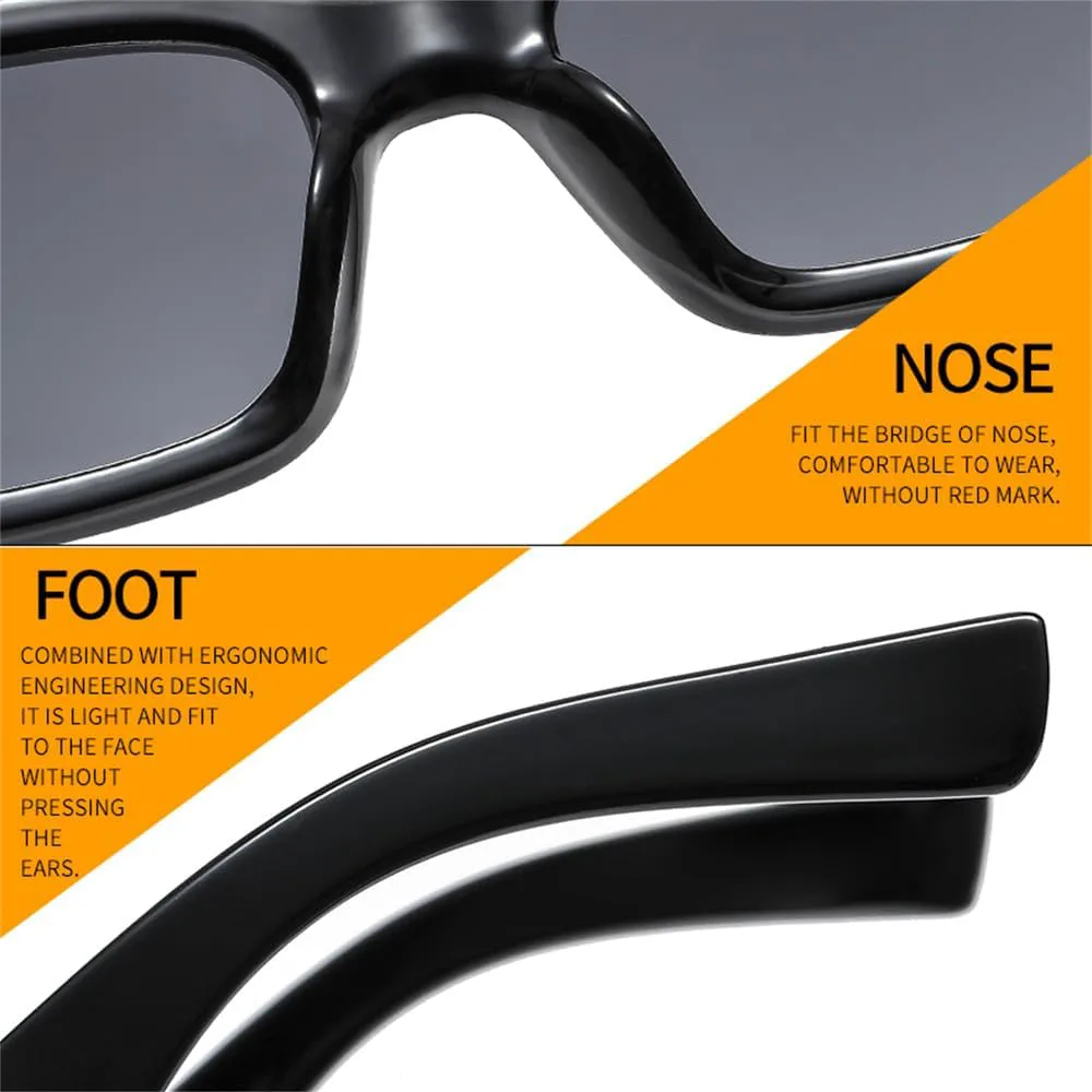 

Солнцезащитные очки прямоугольной формы для женщин и мужчин, с градиентными линзами, оправой и леопардовым принтом, защита от ультрафиолета UV400 VFDHN, C4